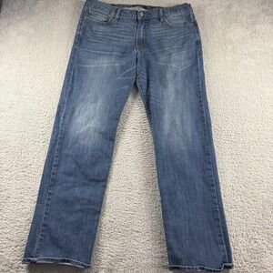 Lucky Brand Jeans Mens 36x32 Medium Wash Fade 363 Straight Fit